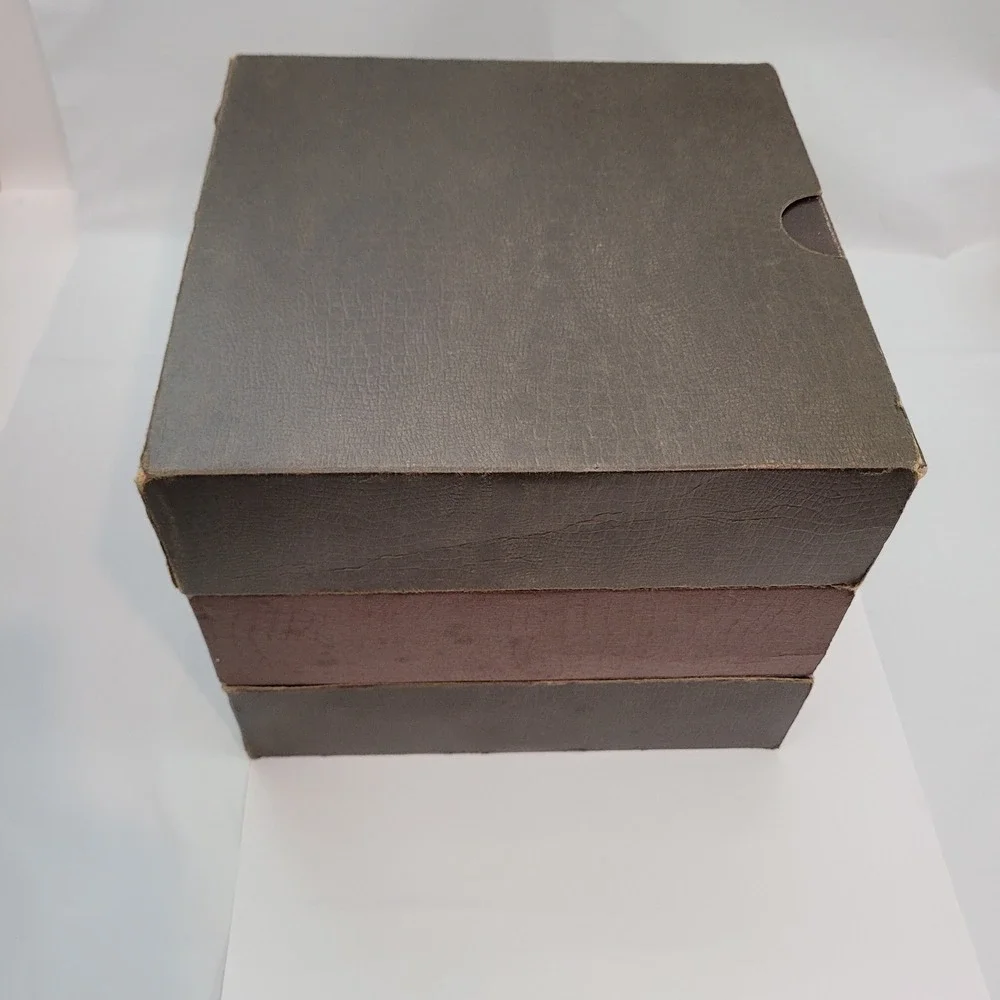 Sawyers Rotary Slide Trays Lot of 3 100 Capacity 35mm Slide Storage Boxes